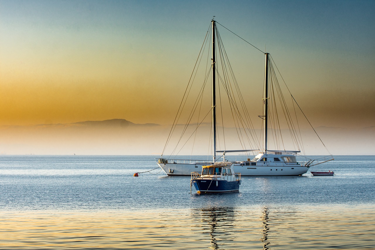 yacht sea sailboat